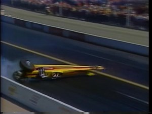 Tim Morgan's crash while facing Dan Pastorini at the 1987 Winternationals | Drag Racing Media Of The Past