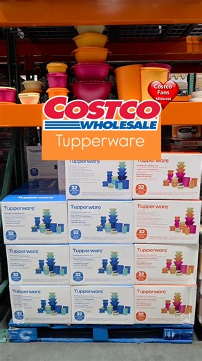Tupperware Heritage Collection 32-piece Food Storage Container Set $70 (on sale for$55 until 10/28/25) Item 1972978 Features: -Iconic Tupperware Heritage Design -One Touch Closure: Press Center of Lid to Seal -Airtight Seal -BPA-Free Material -Dishwasher Safe 📍Spotted in IL #costco #costcofansmidwest #costcomidwest #costcodeals #costcofind #shopping #costcohotfinds #fyp #foryoupage #foryou #fypシ #shop #Tupperware | Costco Fans Midwest Page