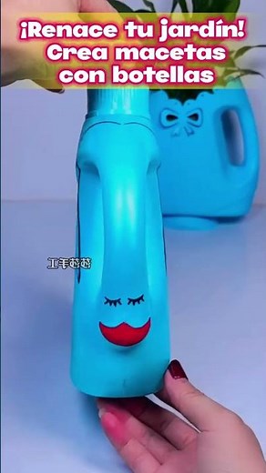 ¡Renace tu jardín! Crea macetas increíbles con botellas recicladas.