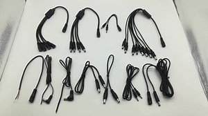 Custom Screw Connector 12v Dc Power Plug 5.5mm X 2.5mm DC Cable with Lock for Led Power Supply