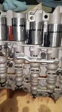 2007 vw jetta 2.5 automatic transmission valve body removal shifts hard when hot or warmed up