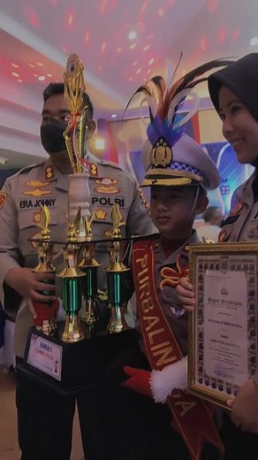 Juara 1 Lomba Polisi Cilik di Jepara