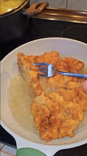 Crispy Vegan Schnitzel , No Meat, Super Crunchy! #food #cooking