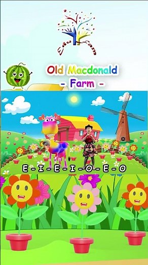 Old MacDonald Had A Farm E-I-E-I-O || Let's Dance!! || Kids Songs and Nursery Rhymes || EduFam ~