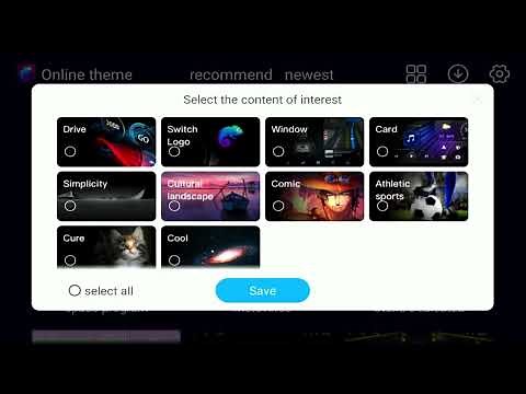 iLauncher V7.2.0.118 New Function: Customized image and theme grouping features.