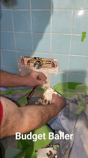 Three Handle To Single Handle Tub/Shower Faucet Install