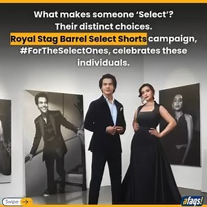 712 reactions | #Ad Royal Stag Barrel Select Shorts captures what it means to be truly Select — crafted with intent, delivered with clarity, and defined by choices that rise above the noise. #RoyalStagBarrelSelectShorts #ForTheSelectOnes Royal Stag Barrel Select Shorts | afaqs! | Facebook