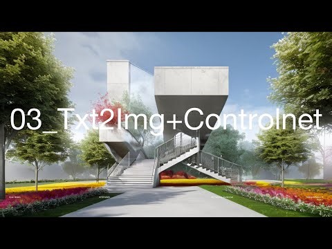 BASIC Stable Diffusion in A1111 - 03_Txt2Img + Controlnet