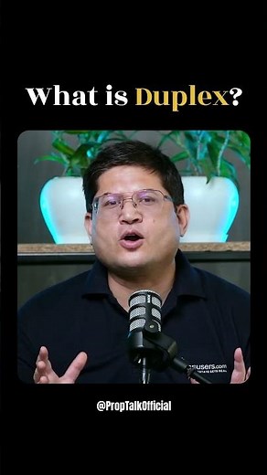 Duplex House Explained in 60 Seconds! #proptalk #realestateindia #realestate