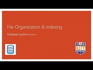 Database Systems Kuppi Session 1 (File Organization & indexing) Sinhala