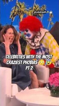 You Won't Believe What TERRIFIES 😱👀 these Celebs #celebphobias