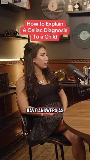 Celiac Diaries Podcast on Instagram: "How Staci explained a celiac diagnosis to her son 🤍 Instead of leading with fear, she led with reassurance, answers, and a path forward. This moment is such a powerful example of how language can shape how kids experience celiac disease. 🎧 Full Celiac Diaries episode is live now. #celiac #celiacdisease #celiacdiseaseawareness #glutenfree #glutenfreelife"