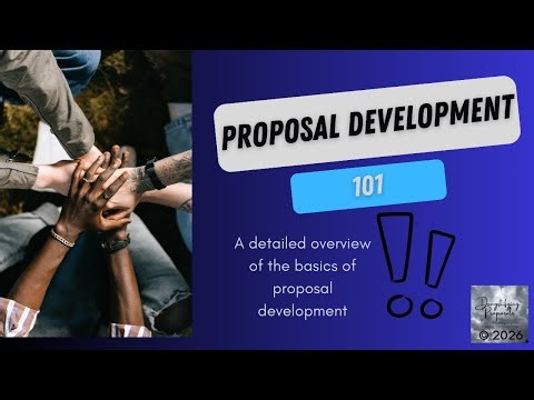 Proposal Development 101