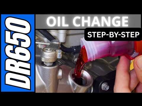 DR650 Oil Change - How I do it