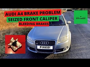 Replacing a Front Brake Caliper - Audi A4 B7