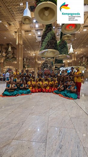 15K views · 508 reactions | Karnataka’s traditional dances such as dollu kunita, yakshagana and other folk dances were presented at BLR Airport’s Terminal 2 as part of Dasara celebrations! The rich culture of the state is celebrated during the Dasara season, and BLR Airport showcased a glimpse of it to passengers and visitors. #BLRAirprot #Festival #festivevibes #celebrations #art #Dasara #Dussehra #Karnataka #Bengaluru | Kempegowda International Airport Bengaluru | Facebook