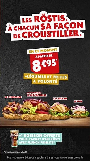 Nouveau Rösti Veggie Mac&Cheese chez Flunch
