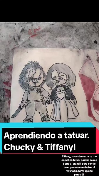 Aprendiendo a tatuar: Chucky & Tiffany