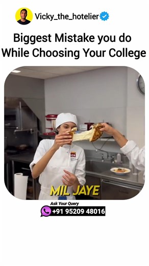 Biggest mistake You do in Choosing best Hotel Management college😭👨‍🍳| How to choose Hotel Management