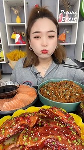 379K views · 3K reactions | Salmon Sashimi #DaningASMR #sushi #sashimi | Daning Mukbang | Facebook