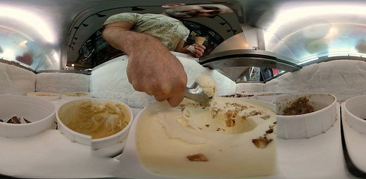 See how Ample Hills Creamery makes their famous Ooey Gooey Butter Cake ice cream in this first-ever 360-degree tour of their headquarters! | Food Network