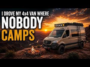 I Drove My 4x4 Van Where Nobody Camps | Moab, Utah | Living The Van Life