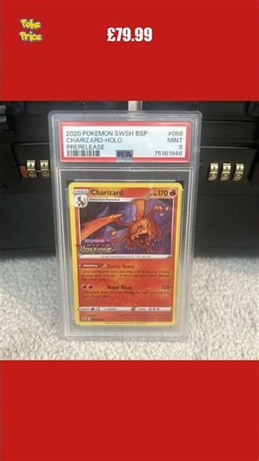 💸 Rare Charizard sold for £79.99 😳 #pokemon