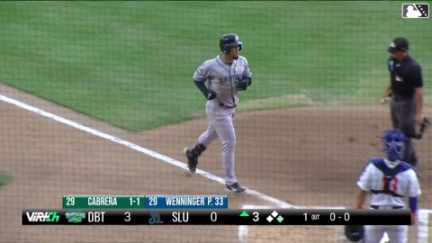 Ricardo Cabrera's two-run home run