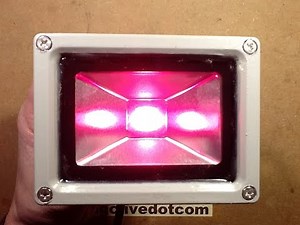 Dead 10W LED floodlight autopsy and repair/modification.