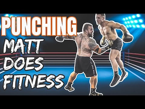 Watch Eddie Hall Punch a Bodybuilder in the Chest as Hard as He Can