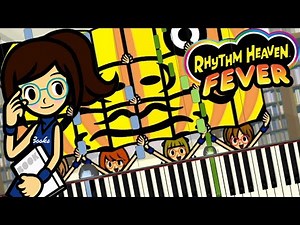 Cheer Readers - Rhythm Heaven Fever (Synthesia) [Piano Tutorial]