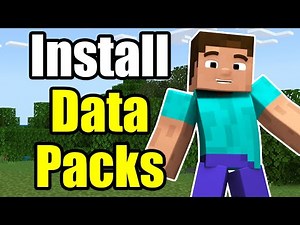 How to Install Data Packs in Minecraft Java Edition! Minecraft Add Data Packs!