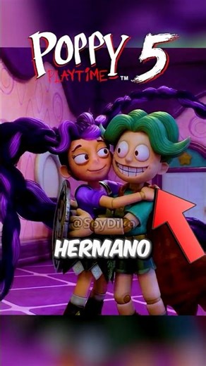 Lily Lovebraids' Secret Brother in Poppy Playtime 5 #poppyplaytime #shorts