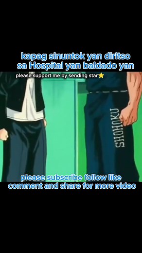 Kapag sinuntok yan Diritso Hospital yan baldado yan #tv #slamdunk #anime #animevideo #forintertainmentpurposesonly #kilohaanimes | Dennis Araneta