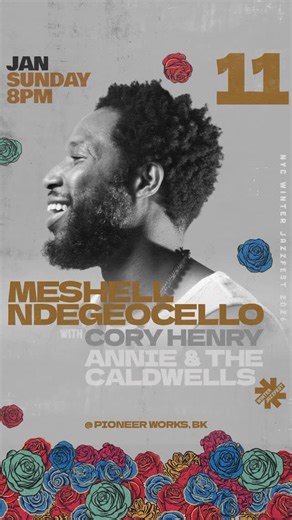 1.1K views · 16 reactions | Cory Henry transforms the Hammond, keys, and voice into pure electricity—mixing gospel fire, jazz harmony, funk innovation, and spiritual uplift. His WJF set promises deep grooves, virtuosity, and ecstatic energy. Cory Henry play the 2026 NYC Winter Jazzfest on Sunday, January 11 at Pioneer Works, alongside Meshell Ndegeocello and Annie & the Caldwells. #nycwjf #WinterJazzfest #CoryHenry #PioneerWorks #SoulfulJazz | NYC Winter Jazzfest | Facebook