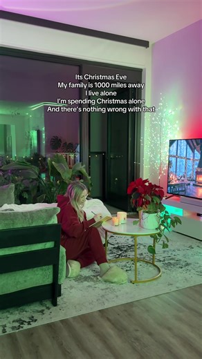 There’s no rule that you have to be with people to be happy. We have free will to see friends and family at any point in the year. Enjoy solitude & your own company when you can.