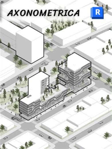 AXONOMETRICA representación en Revit: proceso y resultados