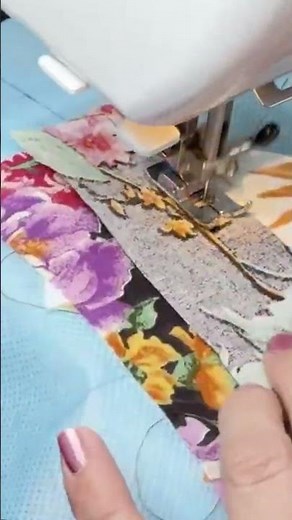 I turned these forgotten scraps into pure gold 🌿 (You won't believe it) #diy #sewingtutorial #sew
