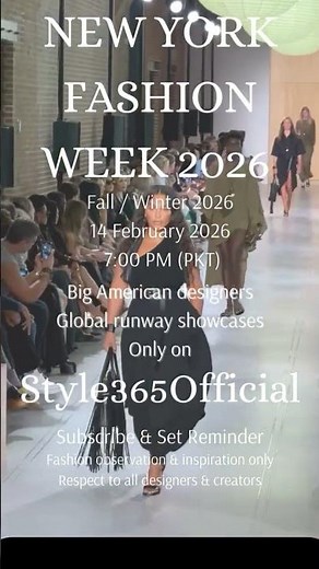 New York Fashion Week 2026 | Full Runway Show, Trends & Designer Collections