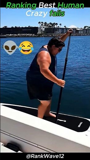 paddle board fail #funny #hilariousfails #youtubeshorts #funnyfails #funnyvideos #fails #trending