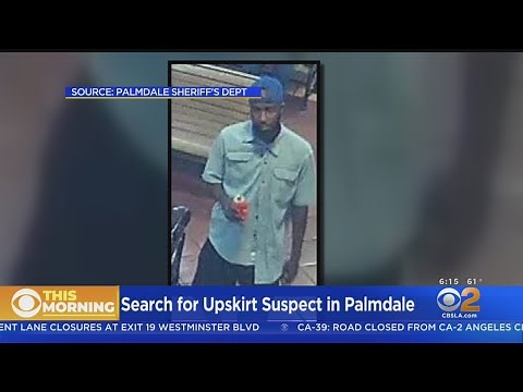Caught On Video: Man Takes Photo Up Woman's Skirt At Palmdale Train Station