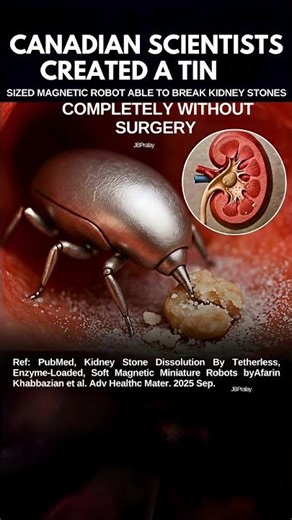 Canadian scientists created a tiny sized magnetic robo