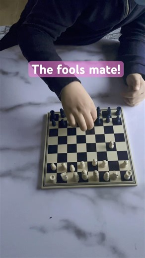 The fools mate! #ihopeyoulikeit #chess #TheFoolsMate #trend