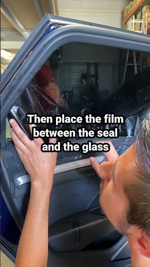 How to install tinted windows easily ? #windowtint #car