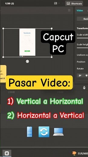 Cambiar Orientación de Video Capcut ✅️