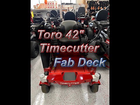 Toro Timecutter 42" Fabricated Deck Tutorial