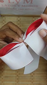 Tutorial lazo escolar para niñas. #lazos #parati #moños #moñospersonalizados #diy | L & M Lazos y Moños. Luhe Moncos