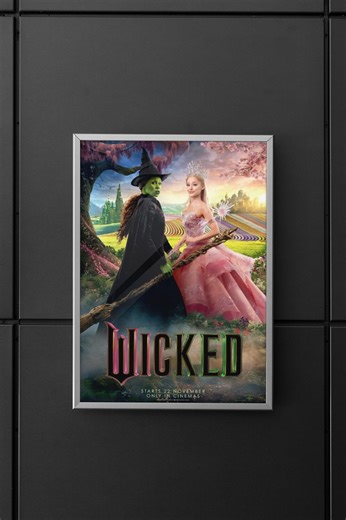 Wicked Poster | Broadway Musical Wall Art Print | Emerald City Aesthetic Decor | Theatre Gift for Fans Bedroom - Etsy