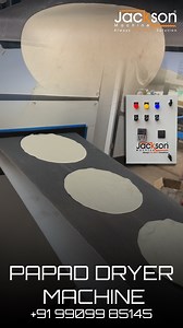 2K views · 16 reactions | Papad Dryer Machine | Papad Making Machine...