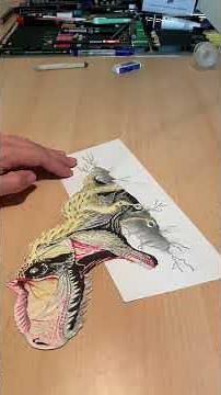 Realistische 3D Zeichnen #Shorts